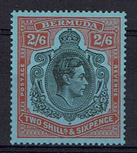 Image of Bermuda SG 117bf Var LMM British Commonwealth Stamp